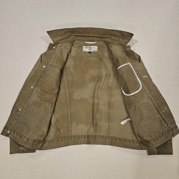 Rogue Territory Waxed Supply Jacket in Tan M - Picture 5 of 12